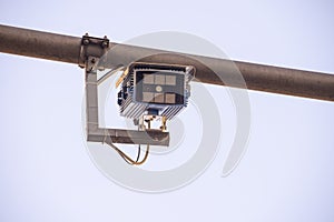 Camera for electronic gate placed in the pedestrian area