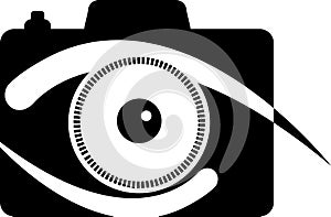 Camera eye logo