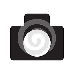 Camera fill icon for interpace design