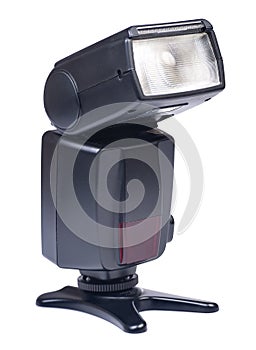 camera flash isolated on a white background