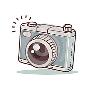 Camera Flat Design vector icon