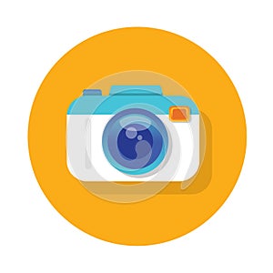 Camera flat icon vector design