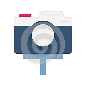 Camera Flat inside vector icon which can easily modify or edit