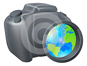 Camera globe concept