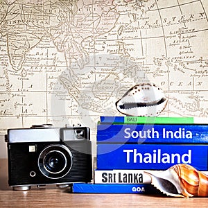 Camera and Guide books