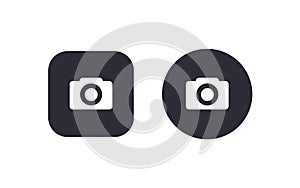 Camera icon button vector illustration scalable vector design