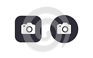 Camera icon button vector illustration scalable vector design