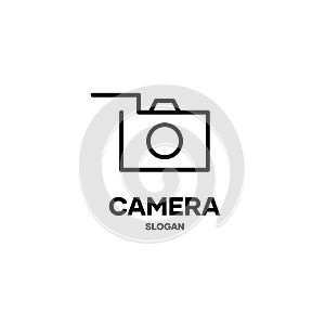 Camera icon, camera logo, logo for camera and photography shop. vector illustration