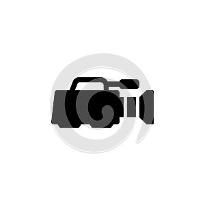 Camera icon flat vector illustration