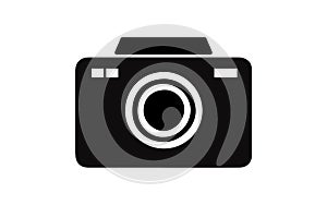 Camera Icon in flat Vector Illustration