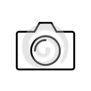 Camera icon flat vector template design trendy