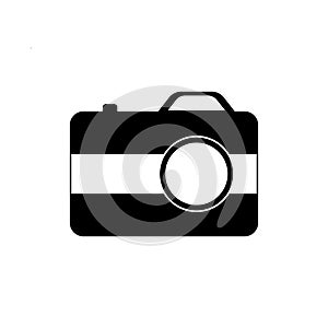 Camera icon isolated on white background