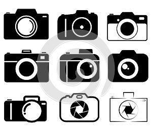 Camera icon line collection group