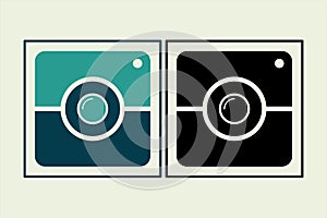 Camera icon. icon related to UI elements. suitable for web site, app, user interfaces,element, printable etc. solid icon style.