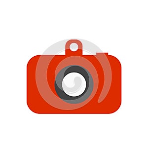 Camera icon vector sign and symbol isolated on white background, Camera logo concept