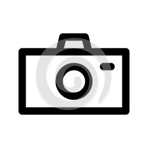 camera icon vector. suitable for user interface element symbol. isolated
