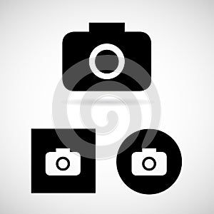 The Camera Icons Set Vector EPS10, Great for any use.