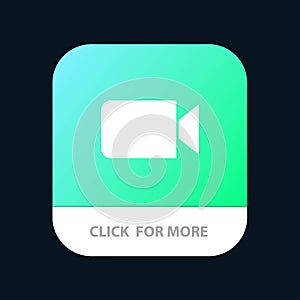 Camera, Image, Basic, Ui Mobile App Button. Android and IOS Glyph Version
