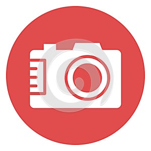 Camera, image Isolated Vector icon which can easily modify or edit