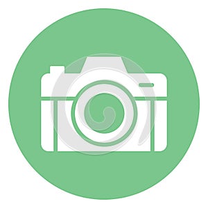 Camera, image Isolated Vector icon which can easily modify or edit