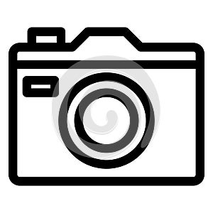 Camera, image Isolated Vector icon which can easily modify or edit