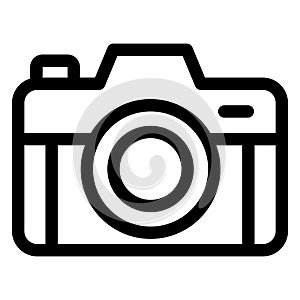 Camera, image Isolated Vector icon which can easily modify or edit