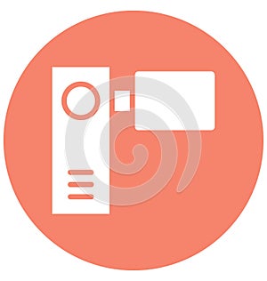Camera Isolated Vector Icon which can easily modify or edit