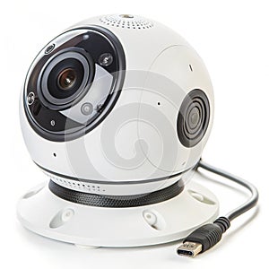 360 Camera isolated on white background