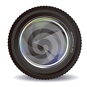 Camera lens photo