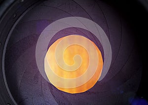 Camera lens apperture