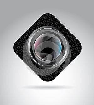 Camera lens photo