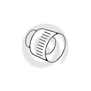 camera lens thin line icon. photo camera lens thin line icon