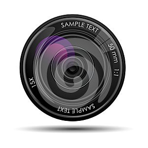 Camera lense photo