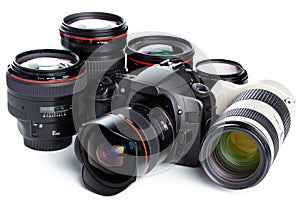 Camera and lenses photo