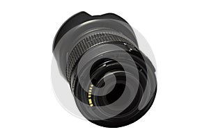 Camera lenses ADSL on a white background