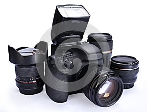 Camera and lenses