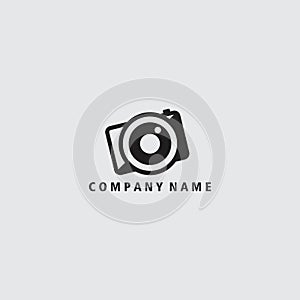 Camera logo black and white