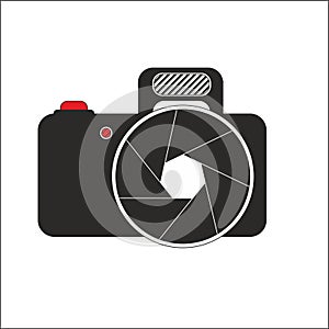 Camera Logo. Corel Draw Vector Graphic attached photo
