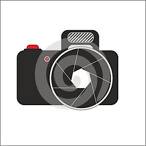Camera Logo. Corel Draw Vector Graphic attached
