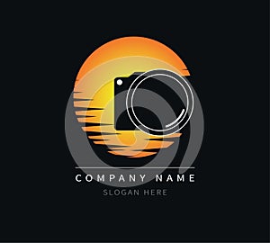 Camera logo, photography concept icon design, Photography logo.