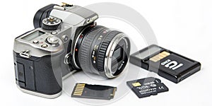 Camera and memory card