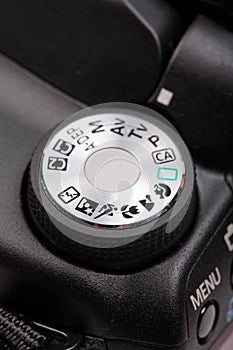 Camera mode dial