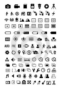 Camera mode Icons