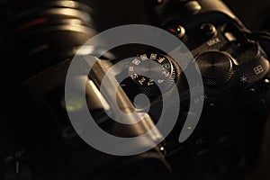 Camera mode selection dial