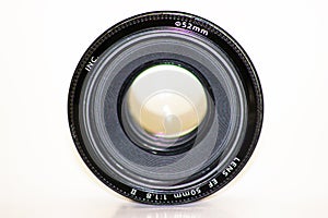 Camera Photo Lens, Old and Used Camera Lens, Isolated Camera Lens