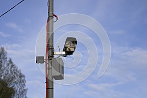 camera for photo and video recording of traffic violations, automated control system