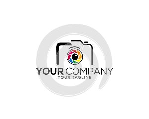 Camera Photography And Camera Lens Logo Design