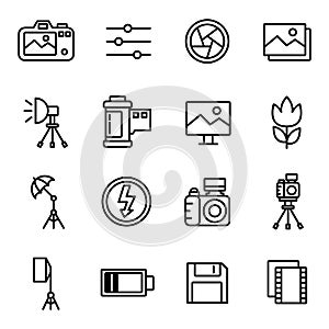 Camera And Photography Icons and Camera