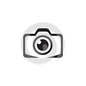 Camera photography logo design template