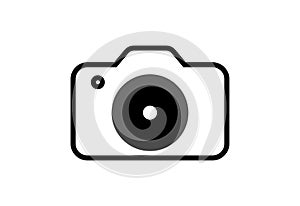 Camera photography logo design, Vector design concept